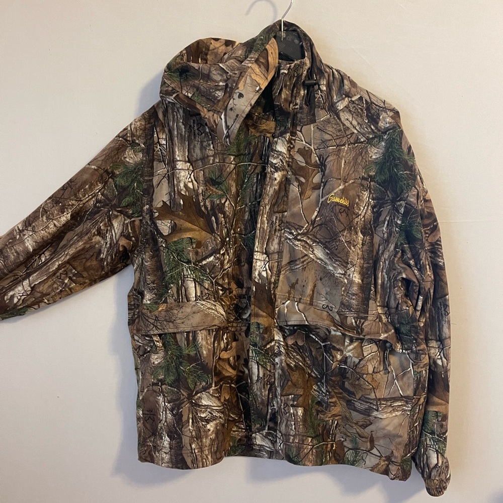 Ladies Camo Hooded Jacket Lightweight 16 2X